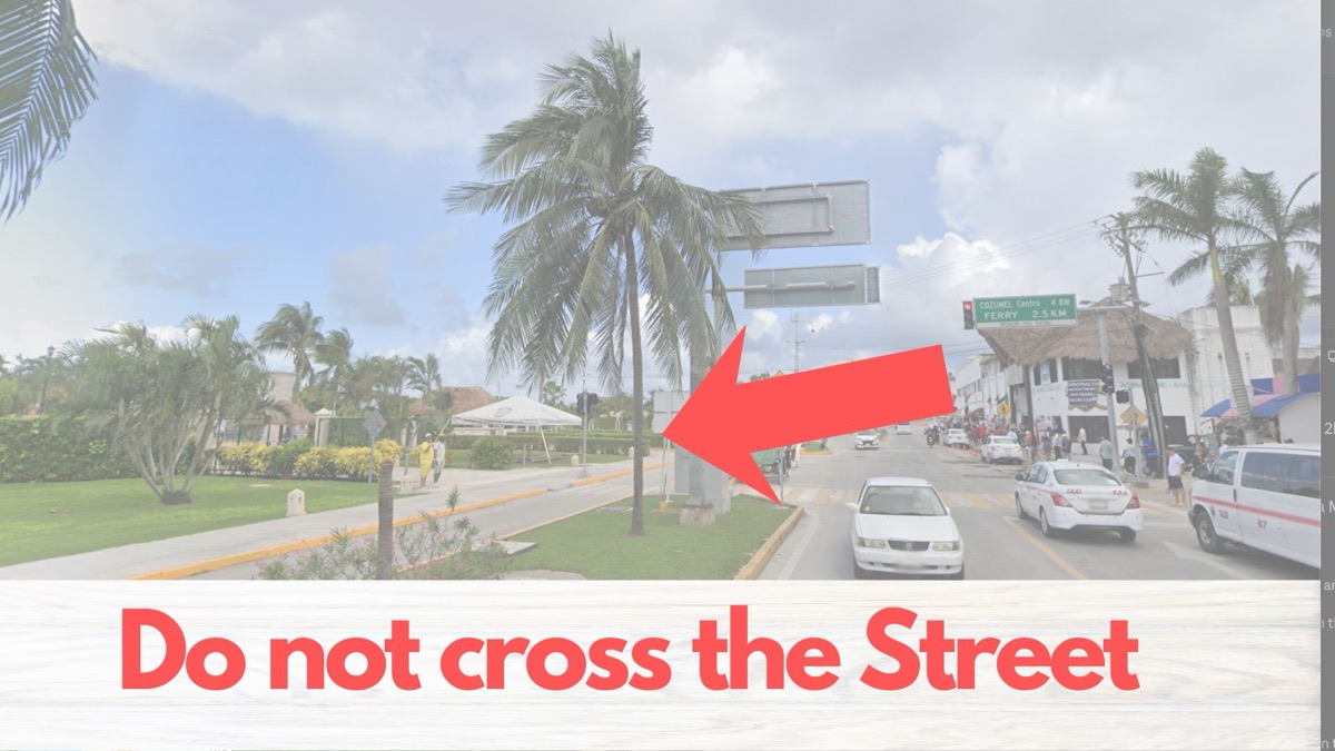 Do not cross the street
